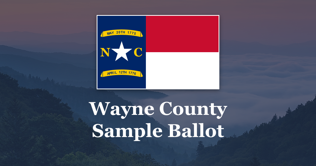 Wayne County Sample Ballot — 2026 Voter Guide